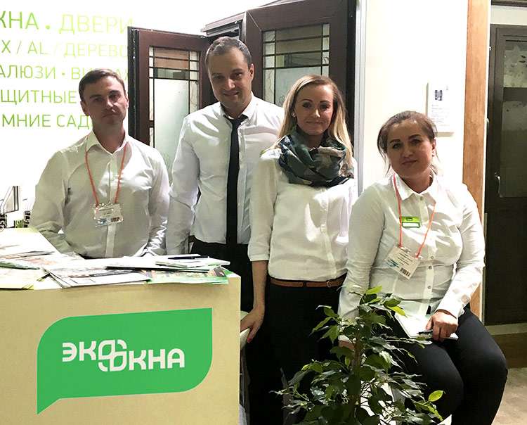 Компания «Экоокна» представила свою продукцию на выставке «Загородный дом 2018»